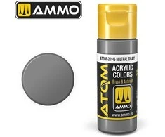 AMMO by MIG Jimenez AMMO MIG ATOM akriliniai dažai Neutral Gray, 20 ml (20145)