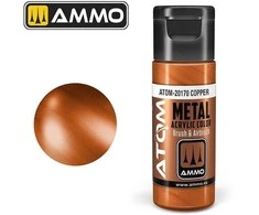 AMMO by MIG Jimenez AMMO MIG ATOM akriliniai dažai – vario metalikas, 20 ml (20170)