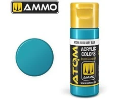 AMMO by MIG Jimenez AMMO MIG ATOM akriliniai dažai Baby Mėlyna, 20 ml (20120)
