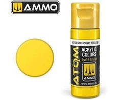 AMMO by MIG Jimenez AMMO MIG ATOM akriliniai dažai Sunny Geltona, 20 ml (20019)