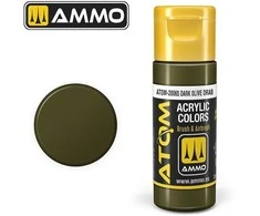 AMMO by MIG Jimenez AMMO MIG ATOM akriliniai dažai Dark Olive Drab 20 ml (20065)