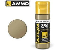 AMMO by MIG Jimenez AMMO MIG ATOM akriliniai dažai Dunkelgelb, 20 ml (20012)