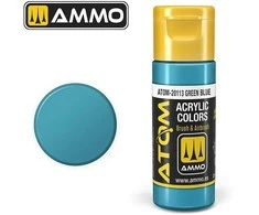 AMMO by MIG Jimenez AMMO MIG ATOM akriliniai dažai Žalias Mėlyna, 20 ml (20113)