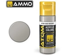 AMMO by MIG Jimenez AMMO MIG ATOM akriliniai dažai, vidutinė pilka, 20 ml (20003)
