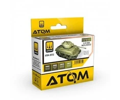 AMMO by MIG Jimenez AMMO MIG ATOM akriliniai dažai – Olive Drab moduliacijos rinkinys (20732)