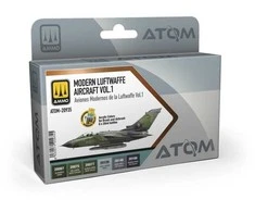AMMO by MIG Jimenez AMMO MIG ATOM akriliniai dažai – Moderni Luftwaffe lėktuvams Vol.1, 6×20 ml
