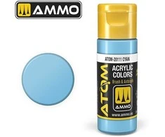 AMMO by MIG Jimenez AMMO MIG ATOM akriliniai dažai Cyan, 20 ml (20111)