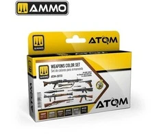 AMMO by MIG Jimenez AMMO MIG ATOM akrilinių dažų rinkinys ginklų spalvos, 20733