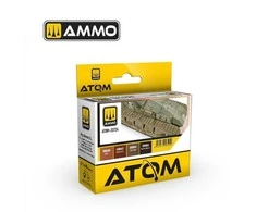 AMMO by MIG Jimenez AMMO MIG ATOM akrilinių dažų rinkinys rūdims: vikšrams ir grandinėms 20724