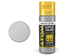 AMMO by MIG Jimenez AMMO MIG ATOM šviesiai pilki akriliniai dažai modeliavimui 20 ml