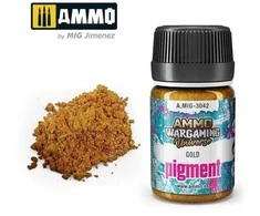 AMMO by MIG Jimenez AMMO MIG auksinis pigmentas Gold 35 ml (3042) miniatiūroms ir dioramoms