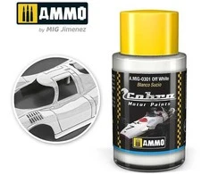 AMMO by MIG Jimenez AMMO MIG Cobra Motor Off Baltas matiniai dažai 30 ml (0301)