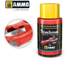 AMMO by MIG Jimenez AMMO MIG Cobra Motor dažai Rosso Corsa 30 ml (0312) 50–60-ųjų