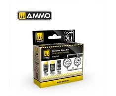 AMMO by MIG Jimenez AMMO MIG Cobra Motor akriliniai dažai chromuotiems ratlankiams, 3 vnt.