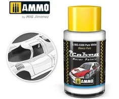 AMMO by MIG Jimenez AMMO MIG Cobra Motor balti automobilių dažai, 30 ml (Pure Baltas 0300)