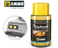 AMMO by MIG Jimenez AMMO MIG Cobra Motor automobilių dažai, geltona permatoma, 30 ml (0358)