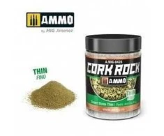AMMO by MIG Jimenez AMMO MIG Cork Rock Desert Stone Thin 100 ml – kamštinės granulės dioramoms 8428