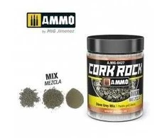 AMMO by MIG Jimenez AMMO MIG CORK ROCK kamštinės granulės dioramoms, Stone Pilkas, 100 ml