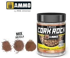 AMMO by MIG Jimenez AMMO MIG Cork Rock skaldytų plytų kamštinės granulės, 100 ml dioramoms