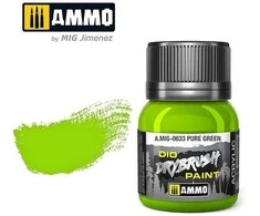 AMMO by MIG Jimenez AMMO MIG Drybrush dažai Pure Žalias 40 ml (0633) – sendinimui