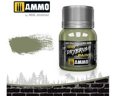 AMMO by MIG Jimenez AMMO MIG Drybrush Light Olive Žalias 40ml (0608) – sendinimo dažai