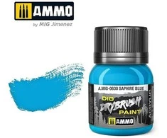 AMMO by MIG Jimenez AMMO MIG DRYBRUSH sendinimo dažai Safyro mėlyna 40 ml (0630)