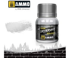 AMMO by MIG Jimenez AMMO MIG DRYBRUSH sendinimo dažai Šviesus metalas 40 ml (0621)