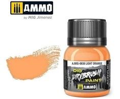 AMMO by MIG Jimenez AMMO MIG DRYBRUSH šviesiai oranžiniai dažai, 40 ml (0638)