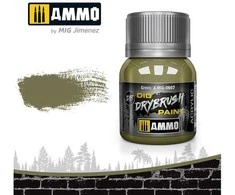 AMMO by MIG Jimenez AMMO MIG DRYBRUSH žalios spalvos sendinimo dažai, 40 ml (A.MIG-0607)
