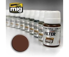 AMMO by MIG Jimenez AMMO MIG emalės filtras Brown for Baltas 35 ml, A.MIG-1500