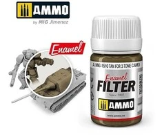 AMMO by MIG Jimenez AMMO MIG emalės filtras Tan 3 tonų kamufliažui, 35 ml (A.MIG-1510)
