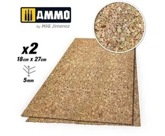 AMMO by MIG Jimenez AMMO MIG kamštinė medžiaga dioramoms, stambaus grūdo 5 mm (8845)