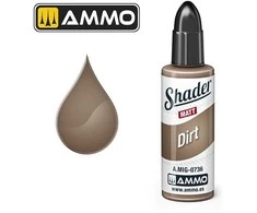 AMMO by MIG Jimenez AMMO MIG Matinis SHADER Dirt dažai purvo efektams, 10 ml (0736)