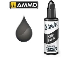 AMMO by MIG Jimenez AMMO MIG Matinis SHADER Satin Juodas 10 ml – matinis juodas dažas 0758