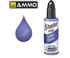 AMMO by MIG Jimenez AMMO MIG Matt Shader Ultra Mėlyna matiniai dažai aerografui, 10 ml (0750)