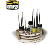 AMMO by MIG Jimenez AMMO MIG mini darbo stalo organizatorius dažams ir teptukams 8002