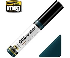 AMMO by MIG Jimenez AMMO MIG Oilbrusher aliejiniai dažai sendinimui – Raptor Shuttle Turquoise 3533