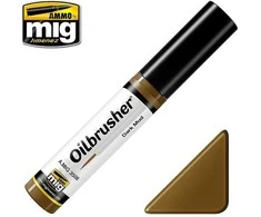 AMMO by MIG Jimenez AMMO MIG Oilbrusher Dark Mud 3508 – aliejiniai dažai sendinimui
