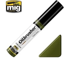 AMMO by MIG Jimenez AMMO MIG Oilbrusher – Field Žalias 3506, aliejiniai dažai sendinimui