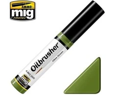 AMMO by MIG Jimenez AMMO MIG Oilbrusher aliejiniai dažai sendinimui – Alyvuogių žalia 3505