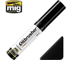 AMMO by MIG Jimenez AMMO MIG Oilbrusher Juoda 3500 – aliejiniai dažai sendinimui modeliams