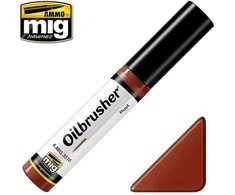 AMMO by MIG Jimenez AMMO MIG Oilbrusher RUST 3510 – aliejiniai dažai rūdžių efektui su teptuku
