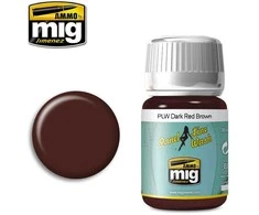 AMMO by MIG Jimenez AMMO MIG Panel Line Wash tamsiai raudonai rudas, 35 ml (A.MIG-1605)