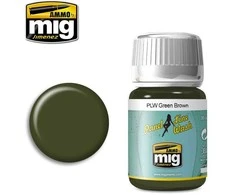 AMMO by MIG Jimenez AMMO MIG panelių linijų ploviklis Žalias Brown, 35 ml (1612)