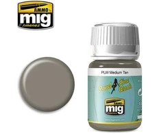 AMMO by MIG Jimenez AMMO MIG panelių linijų ploviklis Medium Tan, 35 ml (A.MIG-1606)