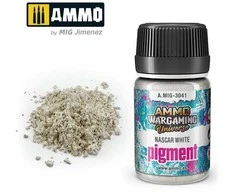 AMMO by MIG Jimenez AMMO MIG pigmentas NASCAR Baltas 35 ml, 3041 – miniatiūroms ir dioramoms