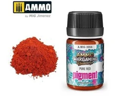 AMMO by MIG Jimenez AMMO MIG pigmentas Pure Raudona 35 ml – gryna raudona modeliavimui 3056