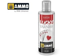 AMMO by MIG Jimenez AMMO MIG pusiau matinis akrilinis lakas SATIN Lucky Varnish, 60 ml (2052)