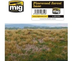 AMMO by MIG Jimenez AMMO MIG Pušyno miško pagrindas 230x130 mm – žolės kilimėlis dioramoms