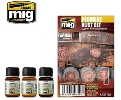 AMMO by MIG Jimenez AMMO MIG rūdžių pigmentų rinkinys sendinimui, 3 spalvos (A.MIG-7400)